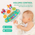 20 1 Set 6 9 12 18 1-4, 1 2 3 4 in Baby Musical Toys Interactive Piano Keyboard Drum for Month, Toddlers Educational