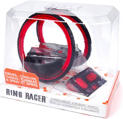 HEXBUG Ring Racer, Self-Stabilizing Rechargeable Remote Control Robot Toys for Kids, STEM Toys (Colors May Vary)