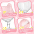1 Irenare Pcs Baby Wine Sippy Cup Plastic Goblet Cup No Spill Wine Glass Baby Sippy Goblet Glass Beverage Mug Milk
