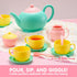 JOYIN 18PCS Pretend Role Play Tea Party Set, BPA Free Plastic Tea Set, Mini Kitchen for Kids, Gifts