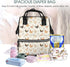 TZTTZT Countryside Backpack, Mommy Cute Chicken Print Diaper Bag Toddler Baby Girl Boy Diaper Bag for Mom Dad, Bags