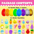 CHHOEAV 24 Pack Easter Mochi Squishy Toys Filled Easter Eggs, Plastic Easter Eggs Filled with Easter Squishy Toys