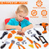 Set,MAGIC4U 50PCS Set 12 3-8 Kids Tool Toddler Tool with Electronic Toy Drill,Tape Measure Tool Equipements,Pretend