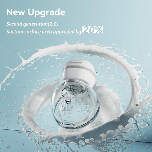 KISSBOBO MOM (ABP-1306),3 9 21MM Wearable Breast Pump Modes Levels with LED Dispaly, Low Noise Painless Rechargeable