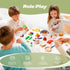 51-Piece Playset CUTE STONE Mini Play Kitchen Accessories for Kids, Pretend Cooking with Pots, Pans, Utensils, Cutting