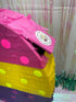 APINATA4U Handmade Easter Egg Pinata with Multicolor Polka Dots, Easter Theme Birthday Decorations, Gender Reveal Party