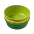 ECR4Kids My First Meal Pal Snack Bowls, Kids Plastic Tableware, Stackable, Dishwasher Safe, 3-Pack Citrus