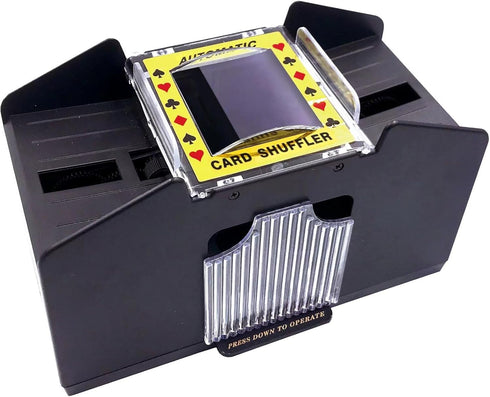 Automatic Card Shuffler, Battery Operated Card Dealer Machine for UNO, Blackjack, Texas Hold'em Home Games