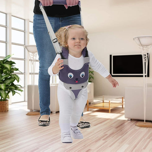 IULONEE Baby Walker - Handheld Toddler Walking Harness Helper for Adjustable Standing Up Learning (Grey)