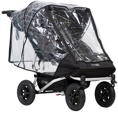 Mountain Buggy Duet Double Cover - Storm, Clear