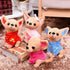 Chihuahua Dog Plush Stuffed Animal, Stuffed Chihuahua Dog Plush Toy, Great Gift for Kids Home Decor (Rose)