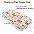 Western Cowgirl Baby Changing Pad Cover for Boys & Girls, Soft Breathable Fitted Changing Table Mats 32''x16'' Desert