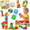 LovesTown 28PCS 1.3 Inch Large Magnetic Blocks for Toddlers Ages 3-6, Magnet