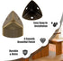Zorveiio 12pcs Antique Metal Box Corner Protectors, Shelf Edge Protector Decorative, Corner Guards Reliable Hardware