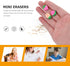 Kisangel 12pcs Eraser Gumball Machines, Mini Bubble Gum Machine for Student, Candy Dispenser Gumball Machine