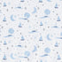 Sailboat Lambs & Ivy Little Skipper Cotton Nautical Fitted Crib/Toddler Sheet