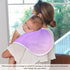 decor gift 4 Pack 22x11in Cotton Neutral Burp Cloths Soft and Absorbent? Purple Gradient Modern Art wash rag for Gender