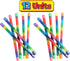 (12 12 Inch 2002-12p JA-RU Glitter Wand Girls Rainbow Baton Toy Baton) Wand Baton Spiral Fidget Toys for Kids. Magic