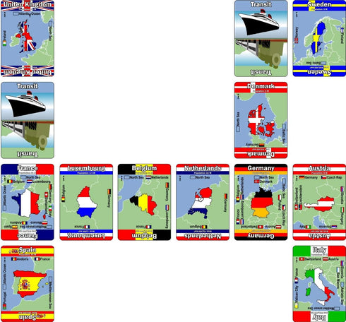 MAPOMINOES EUROPE – The Ultimate Geography Game for Kids, Teens, and Adults