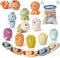 AMCHSURI Animal Bath Toys with Floating Boats for Toddlers 1-3, 15 PCS