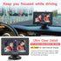 1080P 2 4.3'' Itomoro Baby Car Camera HD Dual-Channel Display Car Baby Camera with IR Night Vision Camera, Easily