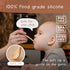Moonkie Silicone Baby Spoons Set of 4, Two Sizes for 4+ Months, Toddler Led Weaning Spoons with Case, Bendable