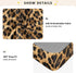 CZXW 52" 28" Stylish Leopard Print Crib Sheets Fitted x Natural Cotton Soft & Breathable for Baby Crib Mattress