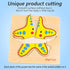 8pcs Wooden Puzzles for Toddlers 1-3, Montessori Sea Animal Puzzle for Kids Ages 2-4, Educational Toys