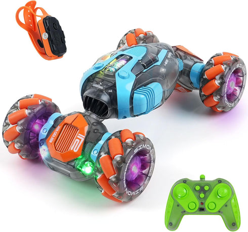 MagicKidz Gesture Sensing RC Stunt Car for Kids - Birthday Gifts for