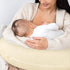 2 Pack, GFU Muslin Nursing Pillow Covers Soft Feeding Pillow Slipcover for Breastfeeding Moms, Removable Case for Baby