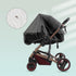 ITODA Universal Mesh Baby Stroller Sun Shades, Breathable Travel Outdoor Protective Cover for Seats, Bassinets, and