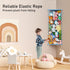 GGUO Hammock Corner Stuffed Animal Storage Net - Stuffed Animals Holder with Lights - Plush Organizer Hanging Stuffed