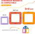 3+ Set Coodoo Upgraded Magnetic Blocks Tough Tiles STEM Toys for Year Old Boys and Girls Learning by Playing Games
