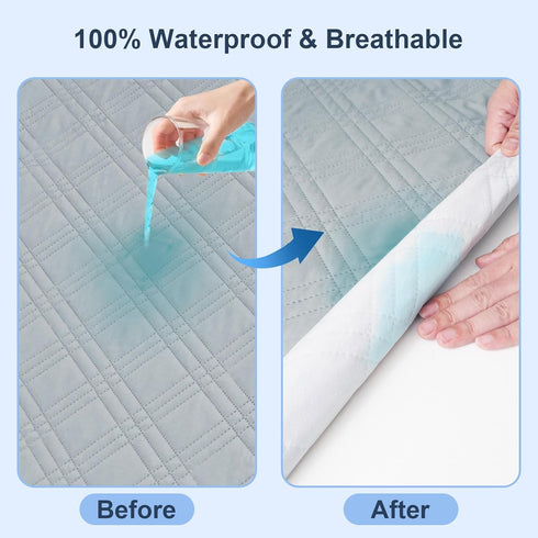 2 Pack Pack david's kids Waterproof Mini Crib Mattress Protector, Fit N Play, Playard and Mini Crib Mattresses, Ultra