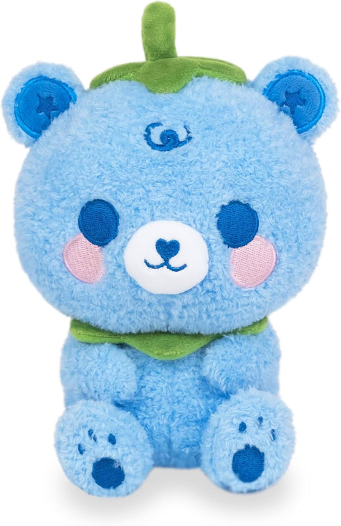 Cuddle Barn PlushGoals - Lil Series Bloo The Blueberry Bear, Kawaii Cute Blue Plush Toy, 6 inches