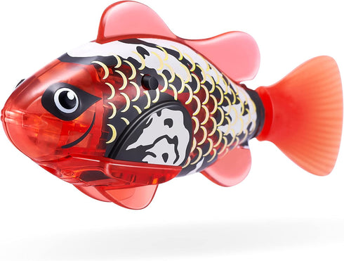 Swimming (2 Pack) 3 Robo Alive Robo Fish Robotic Fish (Blue + Red) by ZURU Water Activated, Changes Color, Comes