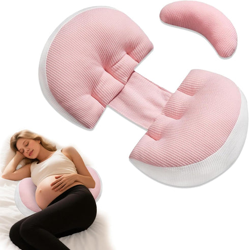 YATAOQINGJIE Pregnancy Pillow for Pregnant Women, Memory Foam Pillow for Side Sleeper, Maternity