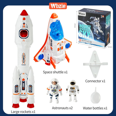 Set 4-6& 5 Wbzle Educational & Interactive Rockets for Kids | STEM Space Kids | Space Launch for Boys Toys Age Year Old