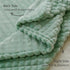 3D Cozy 30 40 Inch HOMRITAR Flannel Fleece Baby Blanket for Unisex Sage Green Super Soft Plush Toddler Blanket