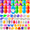 Kiddokids 50 Easter Eggs Prefilled Mochi Squishy, Stress Relief Squishies Toys for Easter