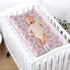 Waterproof Cow Baby Changing Pad Cover, Cozy Cradle Sheets for Infant/Toddler, Lightweight Universal Tray Table Mat
