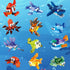 ,12PCS SetBuilding Sets Party Favors for Kids Goodie Bags Mini Building Blocks Ocean Animal, Sea Creatures Building