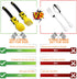 Construction Toddler Utensils - Toddler Forks and Spoons - Kids Spoon and Fork Set - Suitable for Kids Utensils - Baby Utensils, Portable Utensils Set for 1 2 3 4 5 year old Toddlers, Yellow by Deinyi