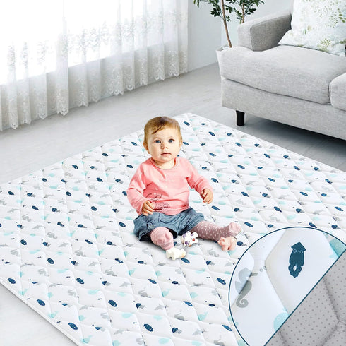 Foam Baby Play Mat 47" X 47", Playmat for Babies and Toddlers,