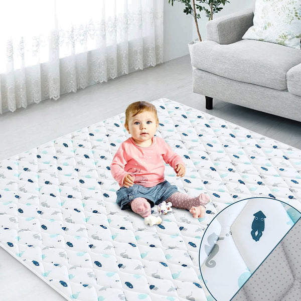 Foam Baby Play Mat 47" X 47", Playmat for Babies and Toddlers,