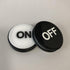 Yuanhe 3-Inch Casino Craps Dealer Button ON/OFF Puck Buttons for Poker, Texas Hold 'em & Card Games
