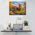 Tucocoo American Farm DIY Paint by Numbers Kits, Brushes and Acrylic Pigment on Canvas for Home Decor