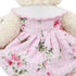 Oitscute Small Baby Teddy Bear, Cute Stuffed Animal Soft Plush Toy 10" (Pink Dress with Rabbit)