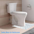FCQWMTSD 60 Pack Commode Commode Disposable Toilet Mat,Non-Slip Waterproof U-Shape Pads for Adult Incontinence & Kids