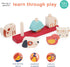Pet Stacker - 7pcs Wooden Animal Stacker Toddler Toy - Natural Wood Educational Toy for Age 12M+